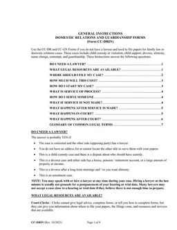 CC-DRIN - Maryland Domestic Relations and Guardianship Support Affidavit form preview
