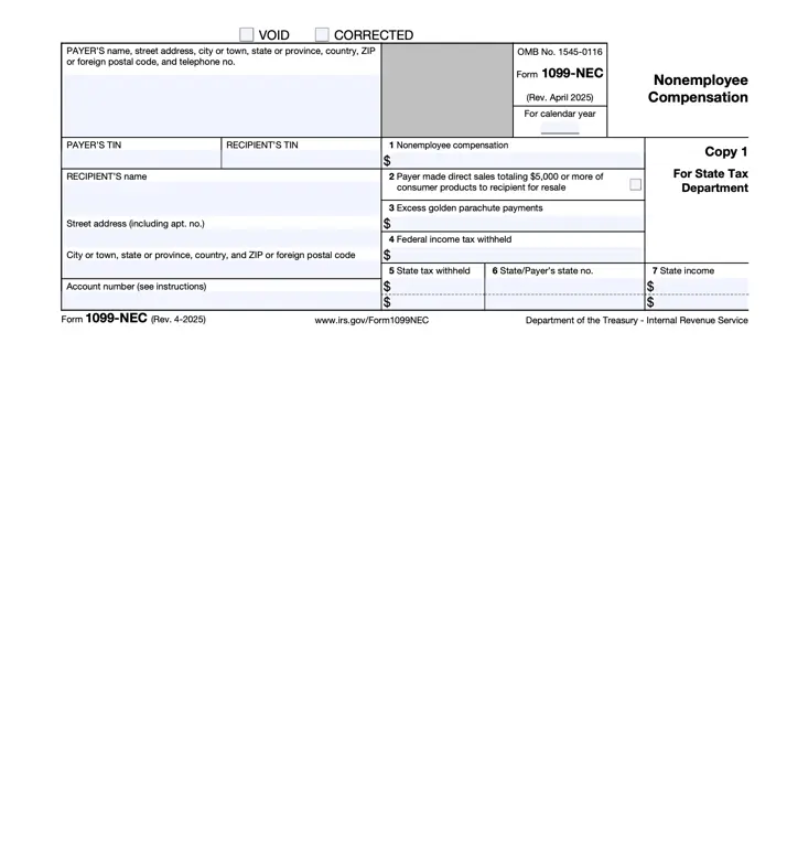 Get the most current 1099-NEC – Nonemployee Compensation form now