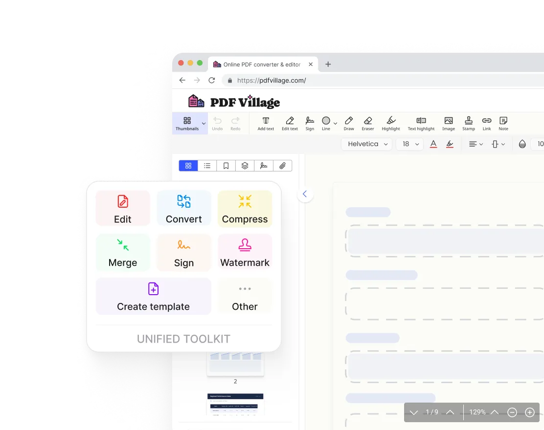 One workspace for all PDF tools